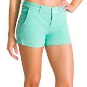 Athleta corduroy shorts in mint green